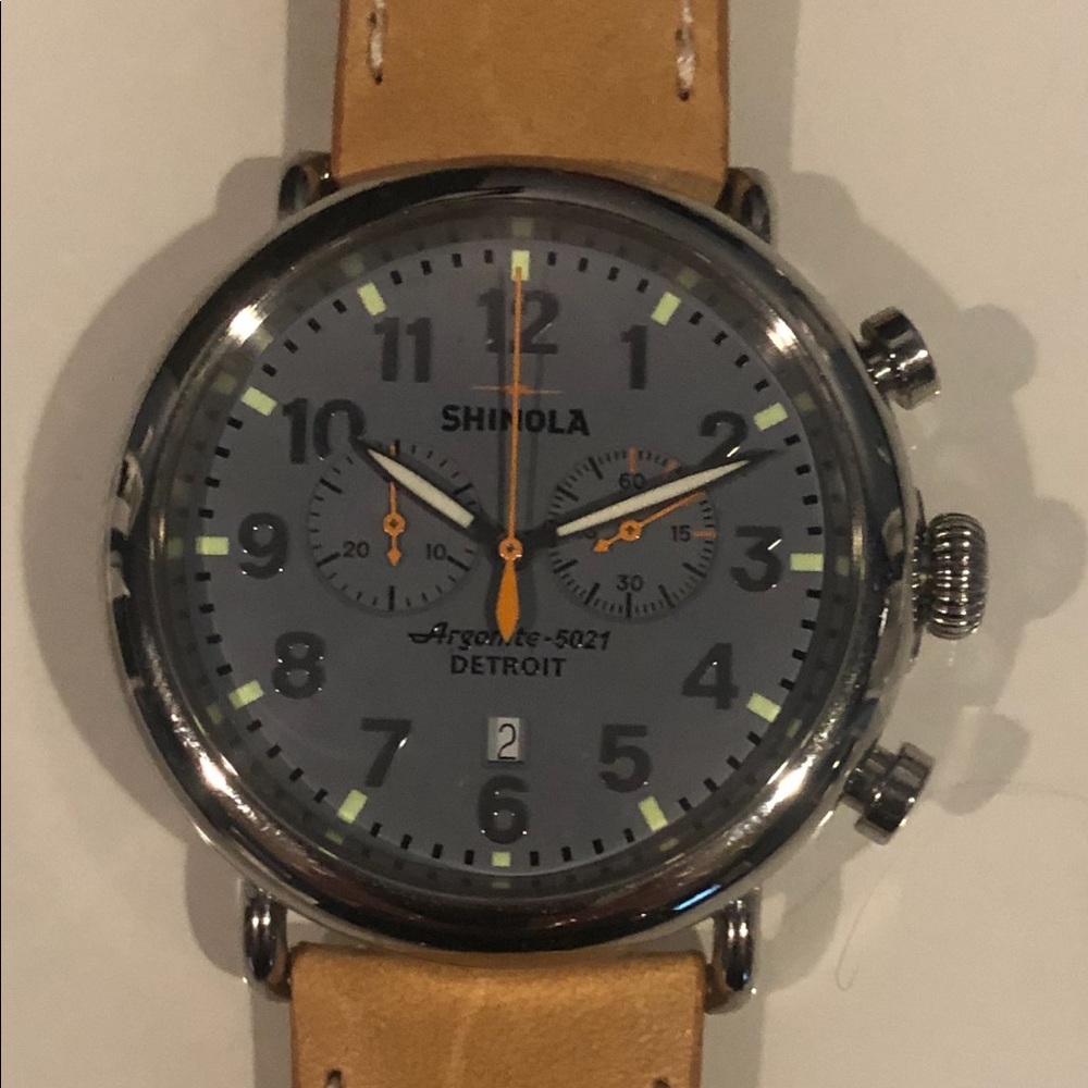 🔥Shinola Runwell Chronograph Watch (47mm)